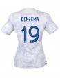 Francie Karim Benzema #19 Venkovní Dres pro Dámské MS 2022 Krátký Rukáv
